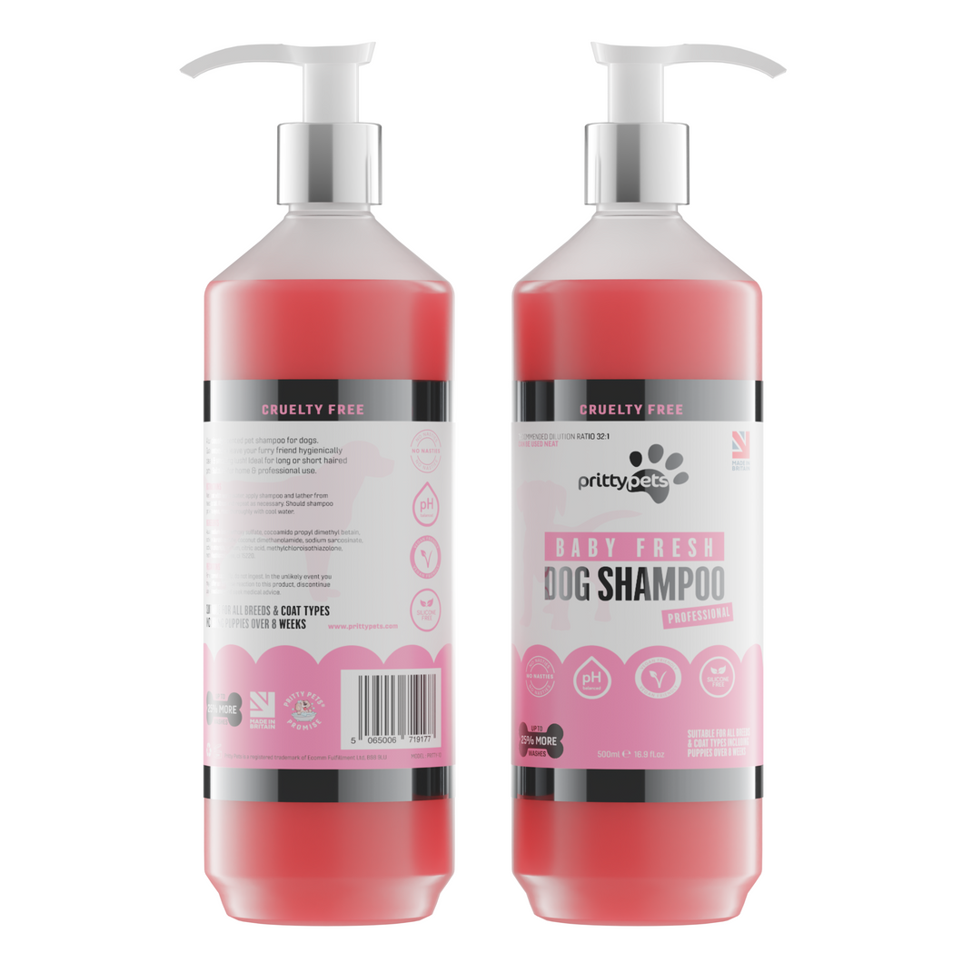 Pritty Pets Baby Fresh Dog Shampoo